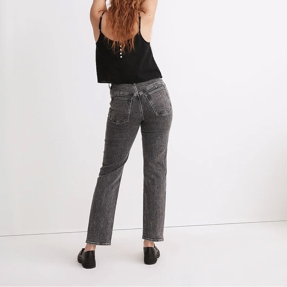 Madewell The Perfect Vintage Straight Jean in Meaford Wash Seam Edition - SZ 26 - Picture 3 of 9